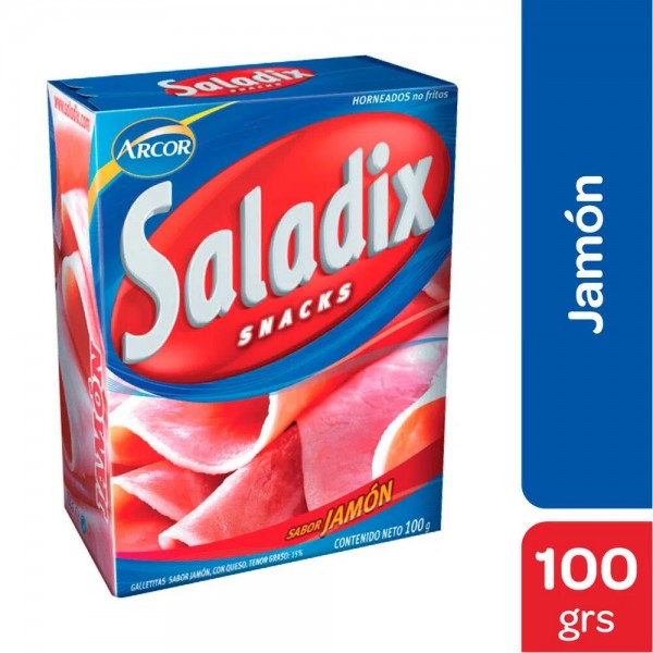 Saladix Snacks Sabor Jamon 100gr