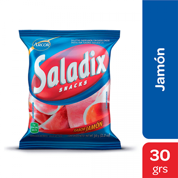 Saladix Snacks Sabor Jamon 30gr