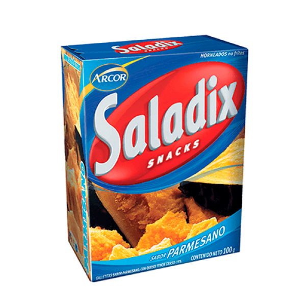Saladix Snacks Sabor Parmesano 100gr