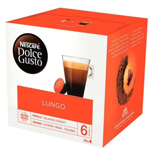 Nescafe Dolce Gusto Cafe Lungo 16 Unidades 112gr