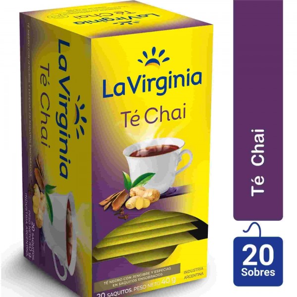 La Virginia Té Chai 20 Saquitos 40gr