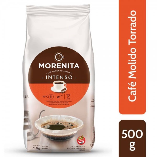 Morenita Café Torrado Molido Intenso 500gr