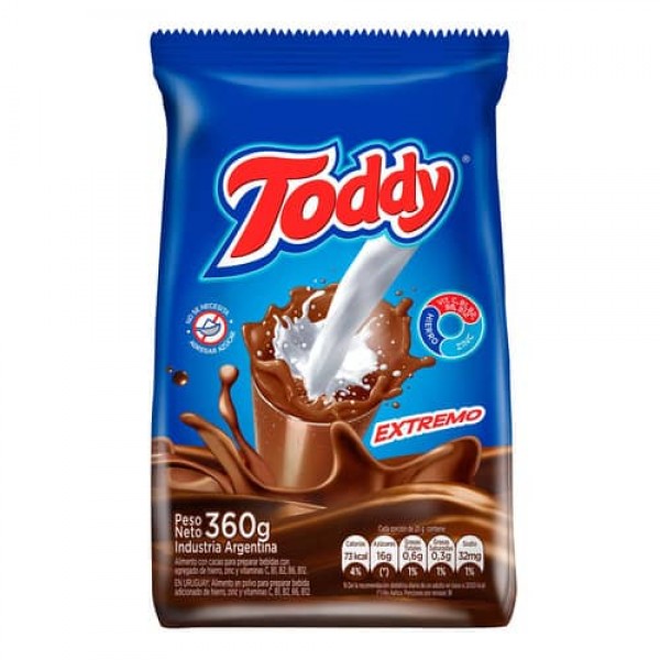 Toddy Extremo Cacao Instantaneo 360gr