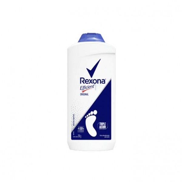 Rexona Efficient Talco Desodorante para Pies Triple Accion 200gr