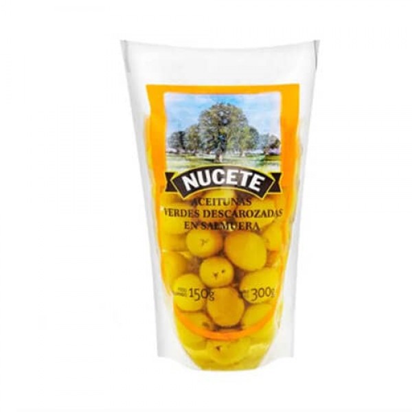 Nucete Aceitunas Verdes Descarozadas Doypack 300gr