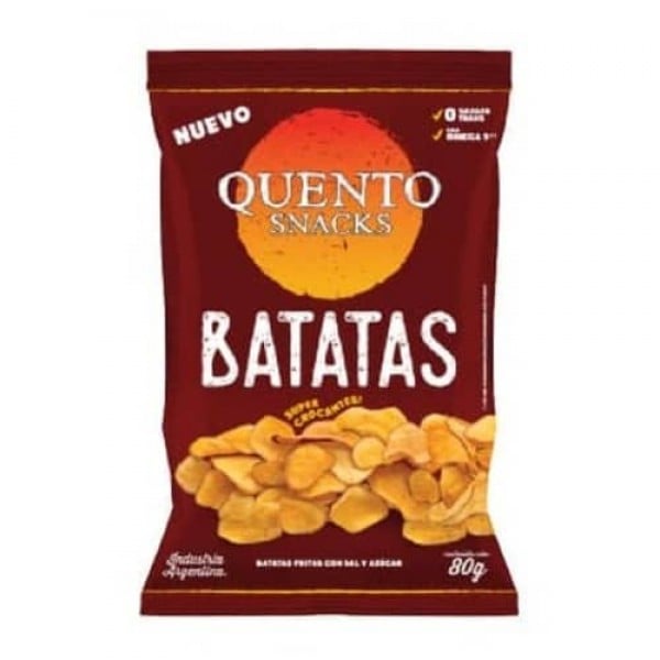 Quento Snacks Batatas Fritas 80gr