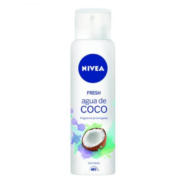 Nivea Antitranspirante Aerosol Fresh Agua De Coco 150ml