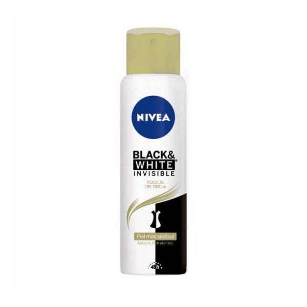 Nivea Antitranspirante Black And White Invisible Toque De Seda 150ml