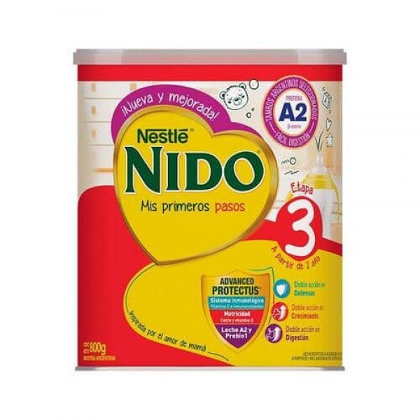 Nido Leche En Polvo Etapa 3 A Partir De 1 Año 800gr