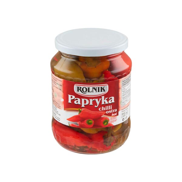 Rolnik Papryka Chilli Ostra Hot Chili Pepper 720ml