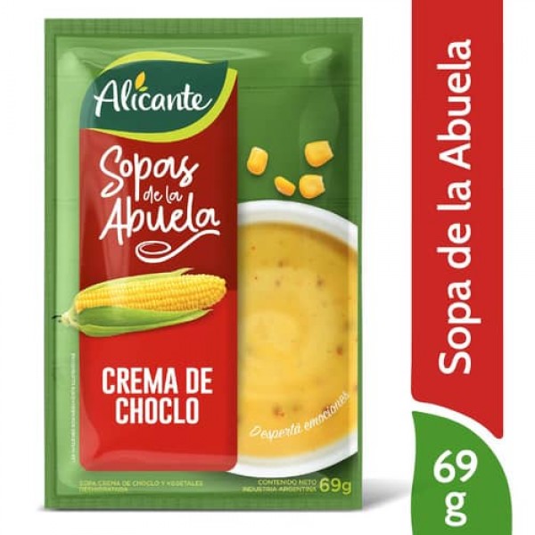 Alicante Sopas De La Abuela Sopa Crema De Choclo 69gr