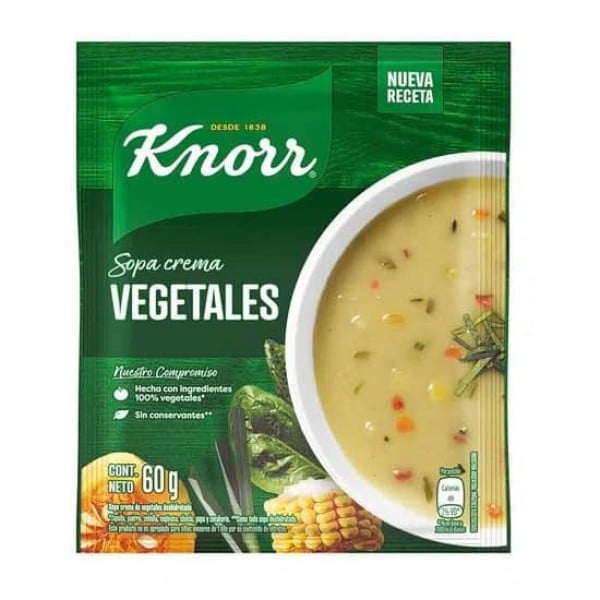 Knorr Sopa Crema Vegetales 60gr