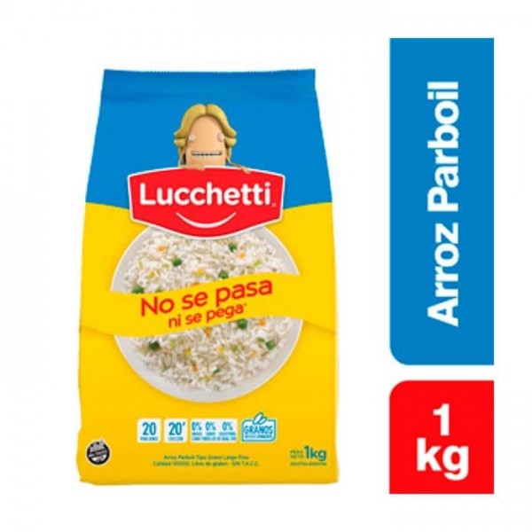 Lucchetti Arroz Parboil No Se Pasa Ni Se Pega 1kg