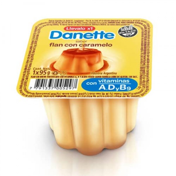 Danette Flan Con Caramelo 95gr