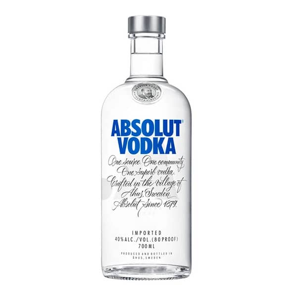Absolut Vodka Swedish Vodka 700ml