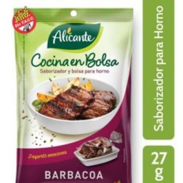Alicante Cocina En Bolsa Saborizador Y Bolsa Para Horno Barbacoa 27gr