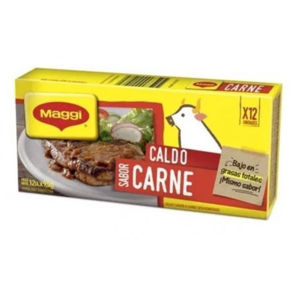 Maggi Caldo Sabor Carne 12x9,5gr