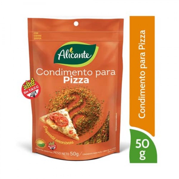 Alicante Condimento Para Pizza 50gr
