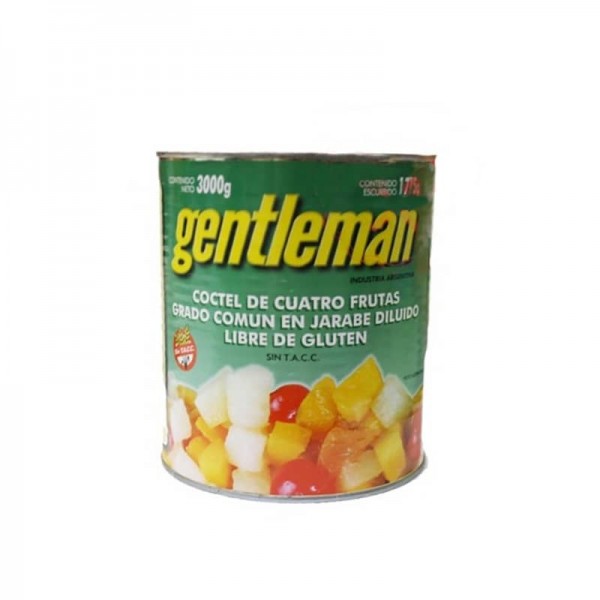 Gentleman Coctel De Cuatro Frutas 3kg