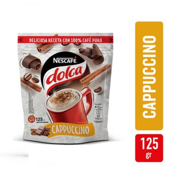 Nescafe Dolca Cafe Cappuccino Doypack 125gr