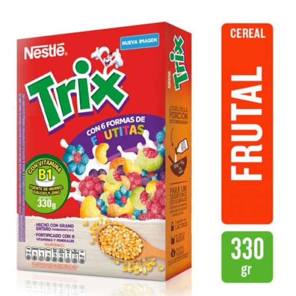 Trix Cereales Multicolor Frutales Con Formas De Frutitas 330gr