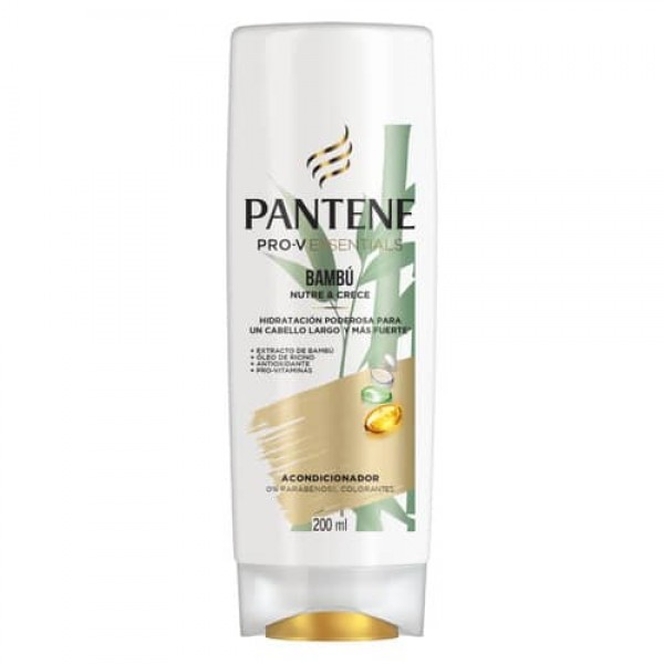 Pantene Pro-V Essentials Acondicionador Bambú Nutre y Crece 200ml