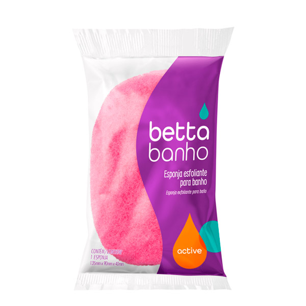 Betta Banho Esponja Esfoliante 1 Unidad