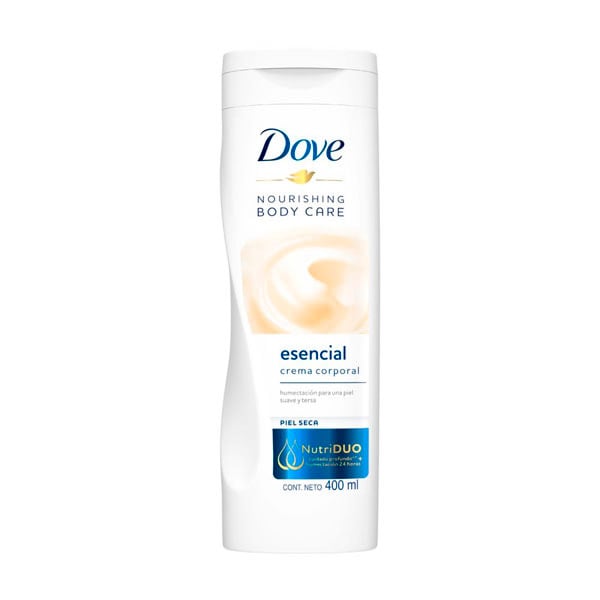 Dove Body Care Esencial Crema Corporal Piel Seca 400ml