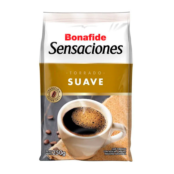 Bonafide Sensaciones Cafe Torrado Suave 250gr