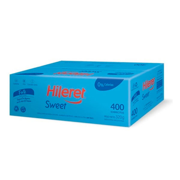 Hileret Sweet Forte Con Zinc 400 Sobrecitos En Polvo 320gr