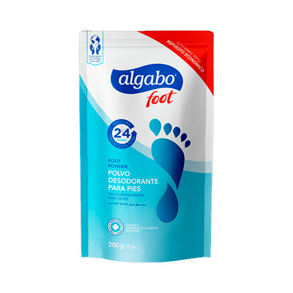 Algabo Foot Polvo Desodorante Para Pies 200gr