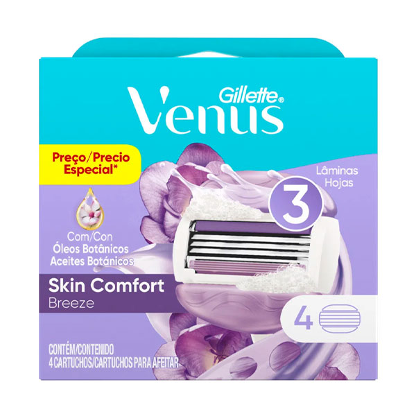 Venus Skin Comfort Breeze 4 Cartuchos