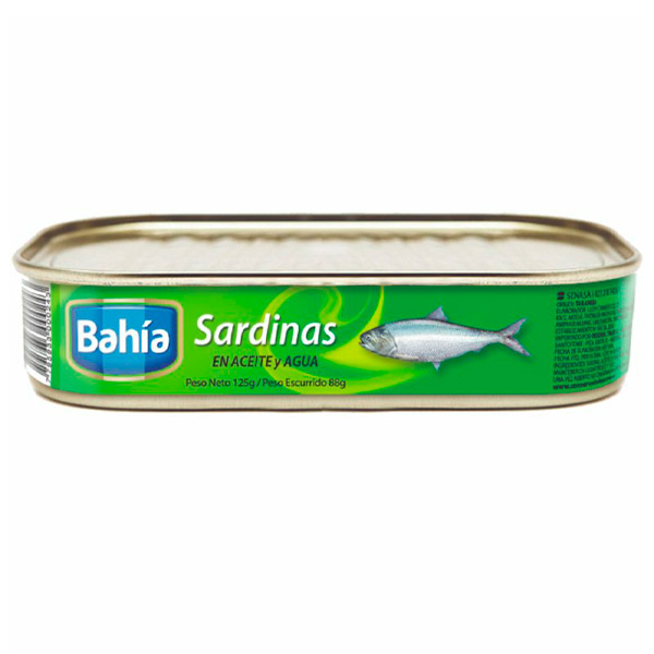 Bahia Sardinas En Aceite Y Agua 125gr