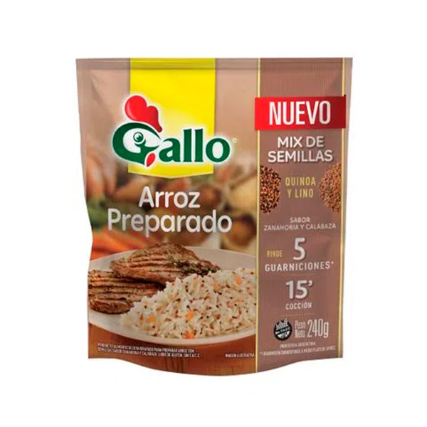 Gallo Arroz Preparado Mix De Semillas 240gr