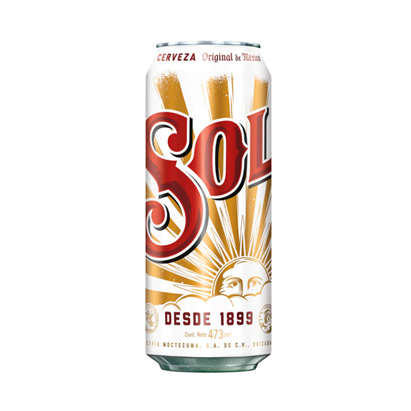 Sol Cerveza Rubia 473ml