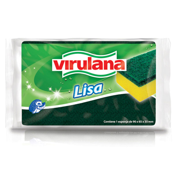 Virulana Esponja Lisa 1 Unidad