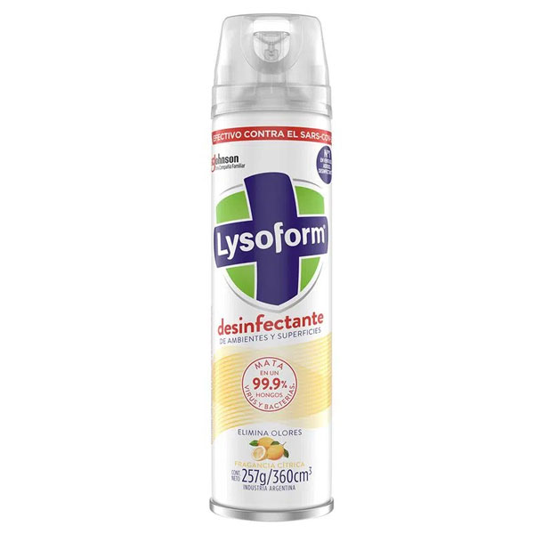 Lysoform Desinfectante De Ambientes Y Superficies Fragancia Citrica 360ml