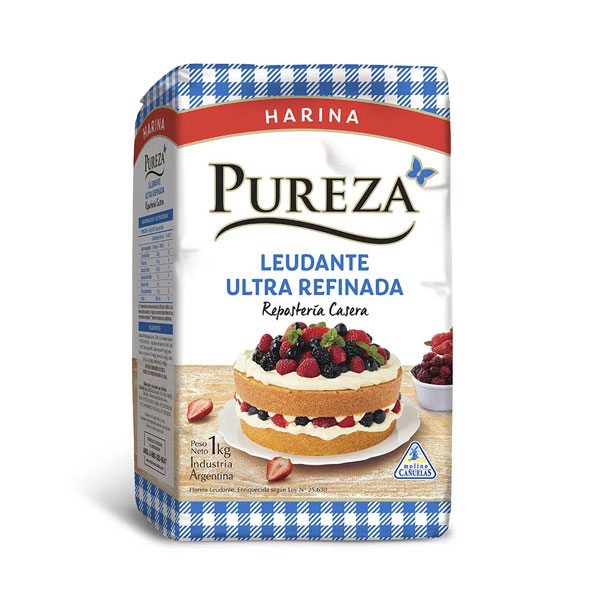 Pureza Harina Leudante Ultra Refinada 1kg