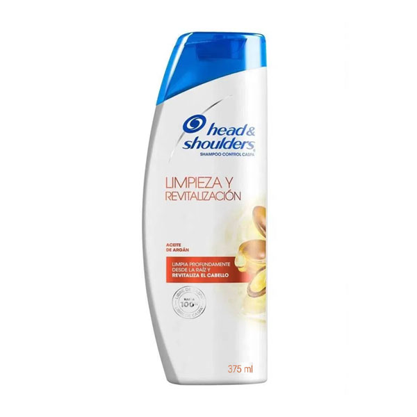 Head And Shoulders Shampoo Control Caspa Limpieza Y Revitalizacion 375ml