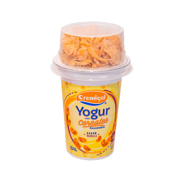 Cremigal Yogur Con Cereales Sabor Vainilla 153gr
