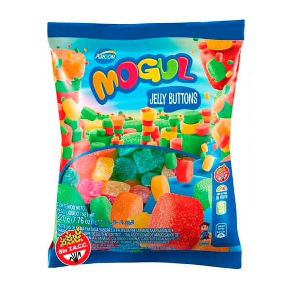 Mogul Jelly Buttons Gomitas 220gr