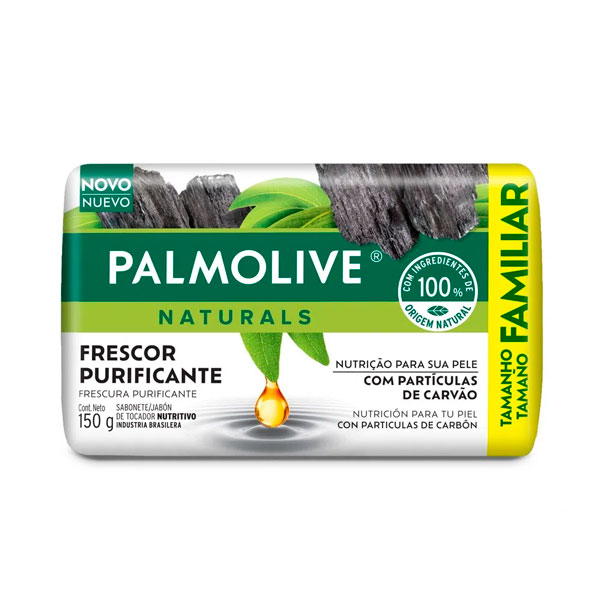 Palmolive Naturals Jabon De Tocador Con Particulas De Carbon 150gr
