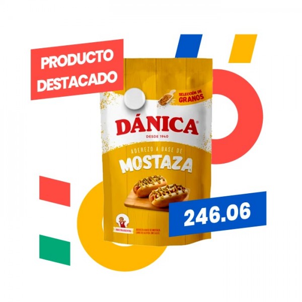 Danica Aderezo A Base De Mostaza 220gr