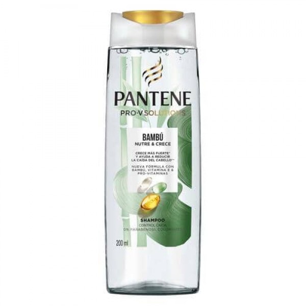 Pantene Pro-V Solutions Shampoo Bambu Nutre & Crece 200ml