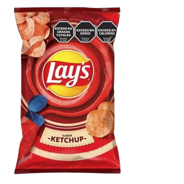 Lays Papas Fritas Sabor Ketchup 34gr