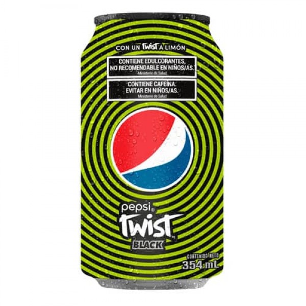 Pepsi Twist Black Bebida Sin Alcohol 354ml