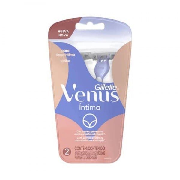 Venus Intima Maquina Para Afeitar x 2 Unidades