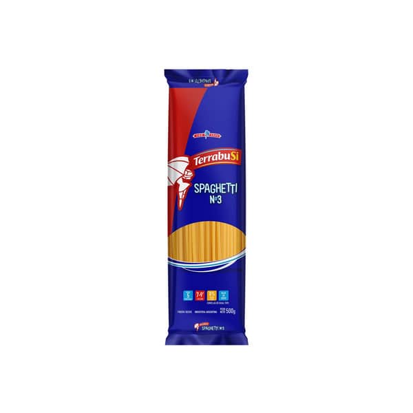 Terrabusi Fideos Spaghetti N3 500gr