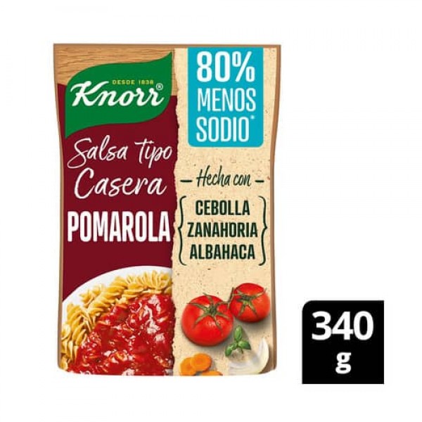 Knorr Salsa Tipo Casera Pomarola Balance 340gr