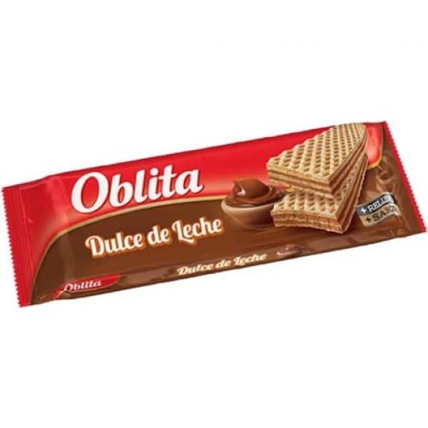 Oblita Oblea Dulce Rellena Sabor  Dulce De Leche 100gr